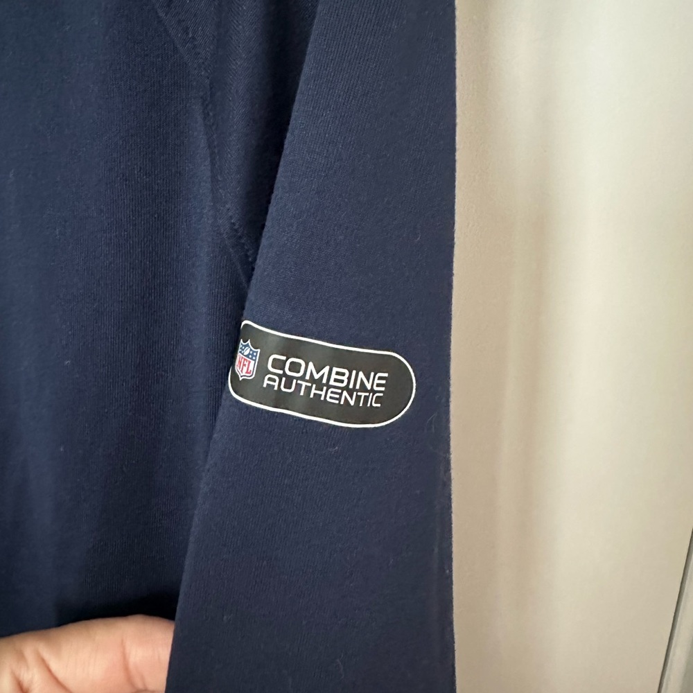 Rams Combine Under Amour Authentic Navy Pullover - image 5